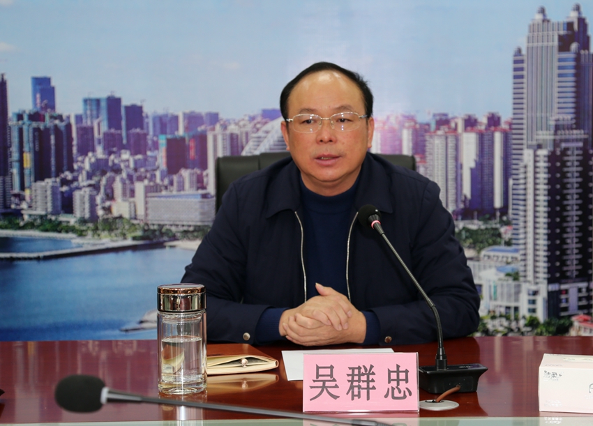 下午,湛江市住建局召开2021年冬春季疫情防控工作部署会议,局长吴群忠