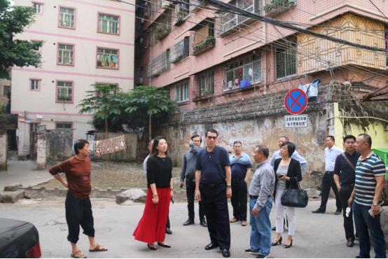 局长梁建辉率队到霞山区建设街道兴隆村调研创文工作,霞山区委副书记