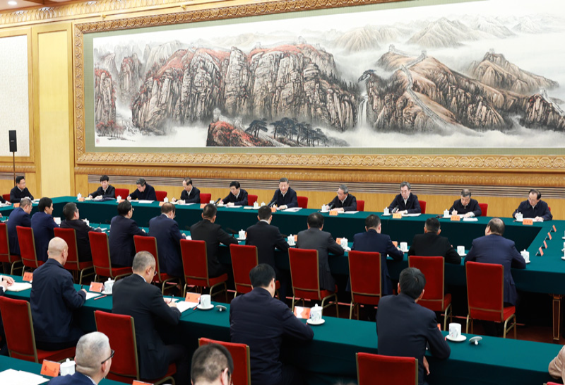 2月17日，中共中央总书记、国家主席、中央军委主席习近平在京出席民营企业座谈会并发表重要讲话。图片来源：新华网.jpg