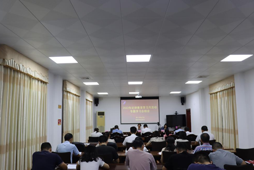 湛江市统计局召开2022年纪律教育学习月活动总结会