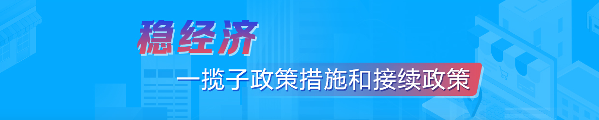 稳经济 一揽子政策措施和接续政策