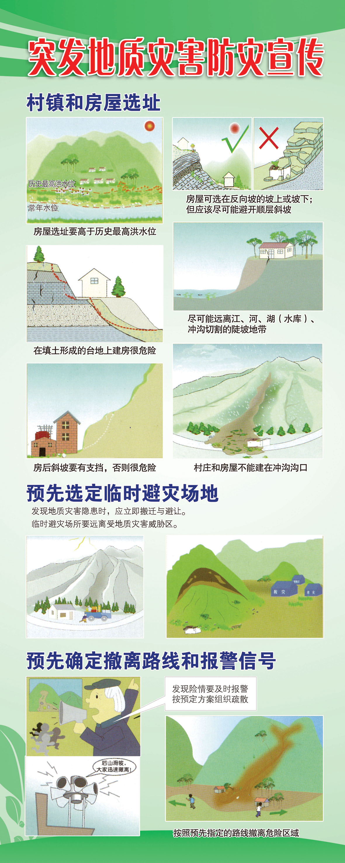 2020年安全生产月专题突发地质灾害防灾宣传