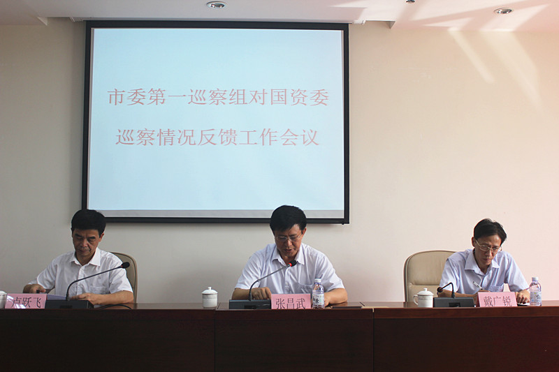 市委第一巡察组召开对市国资委巡察情况反馈工作会议