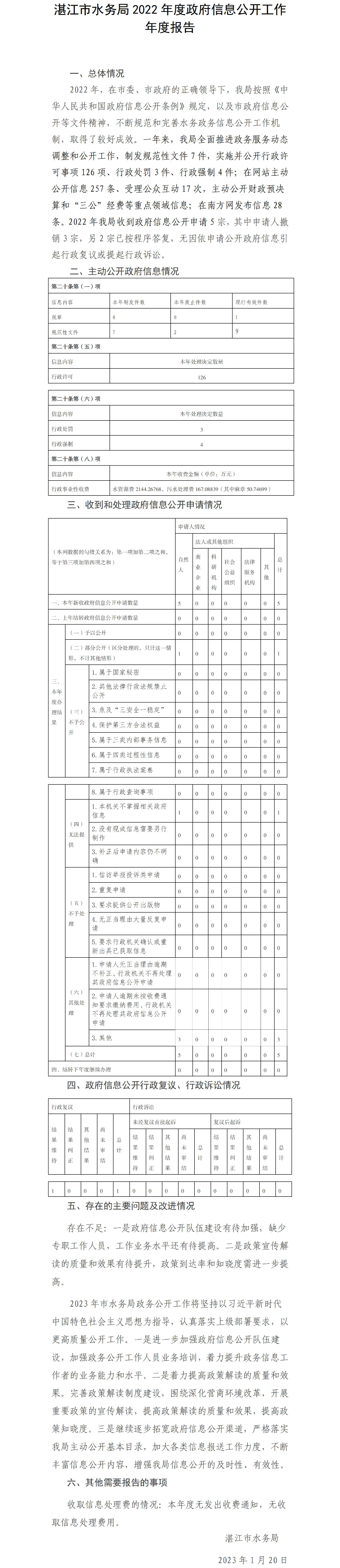 湛江市水务局2022年政府信息公开工作年度报告.jpg