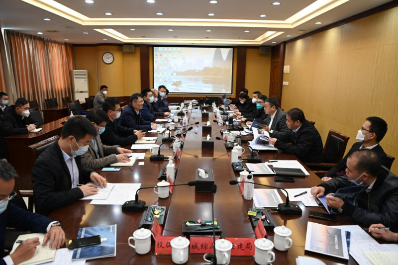 霞山区委区政府主要领导会见保利长大市政工程广东有限公司党委书记总