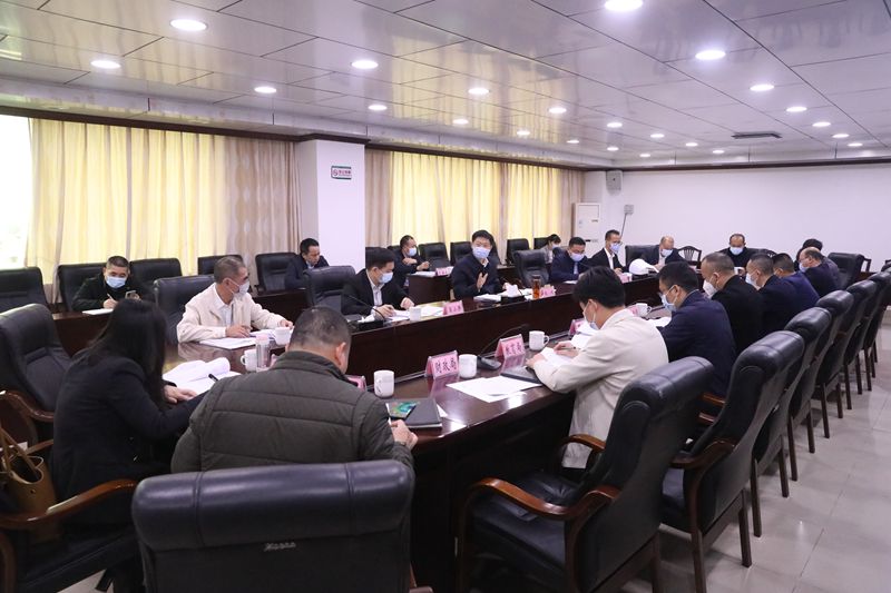 区委书记陈政召开2023年重点项目推进工作会议