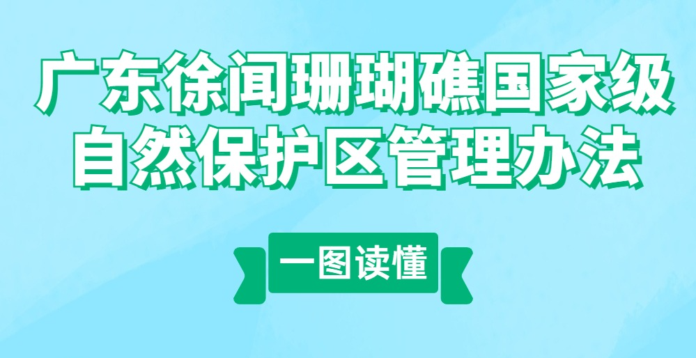 一图读懂《广东徐闻珊瑚礁国家级自然保护区管理办法》