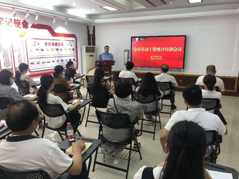 湛江市局开展二季度劳动工资统计业务培训会
