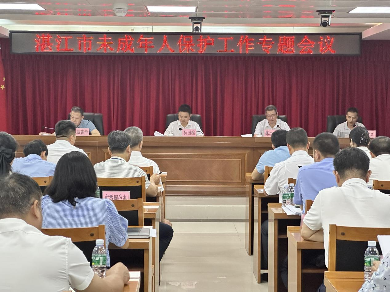湛江市召开未成年人保护工作专题会议