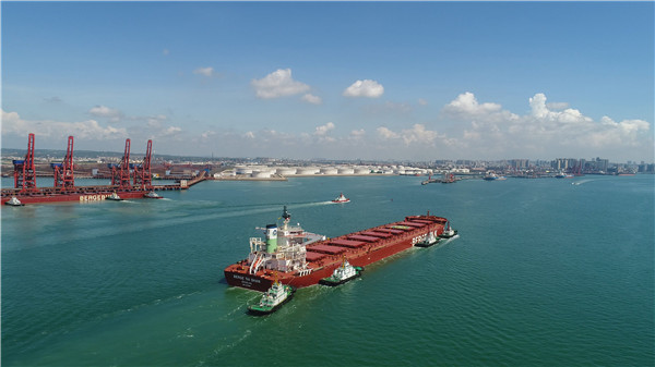 湛江港被列入国家40万吨铁矿石码头布局