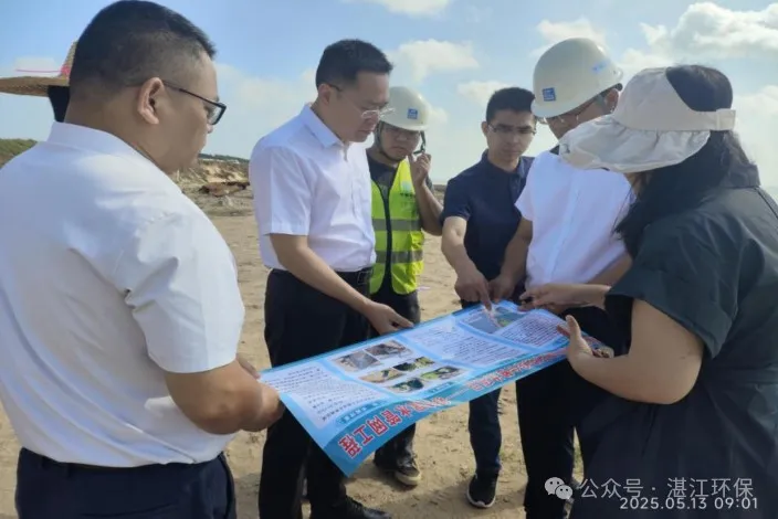 党建引领生态保护，邓国庆局长到吴川市调研生态环境保护工作