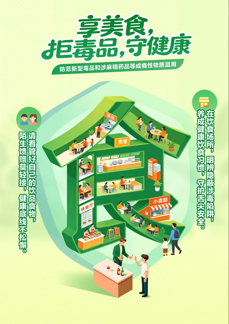 享美食,拒毒品,守健康 享美食,拒毒品,守健康