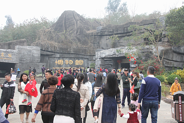 湖光岩大年初一人气旺