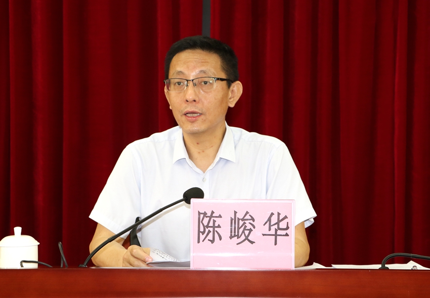 副市长陈峻华讲话市住建局局长周乔,市城综局,市委编办,市委宣传部,市